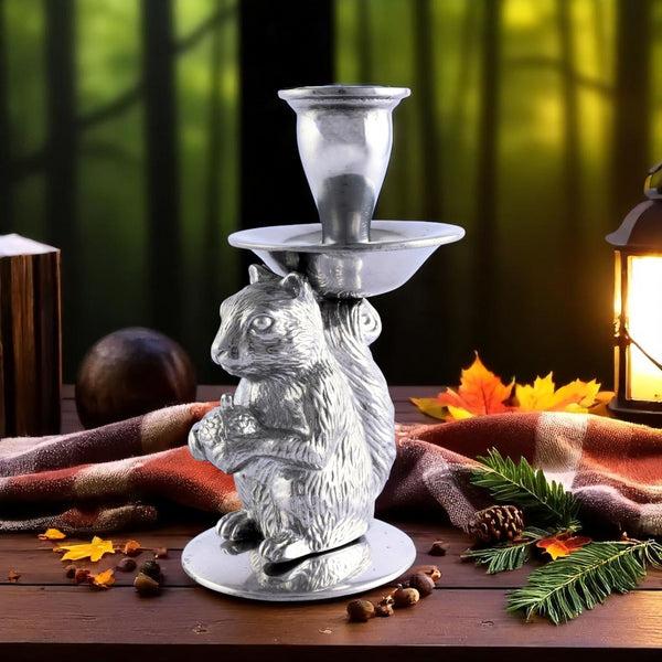 Arthur Court Squirrel Candle Holders