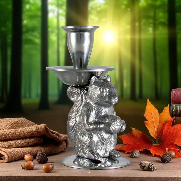 Arthur Court Squirrel Candle Holders