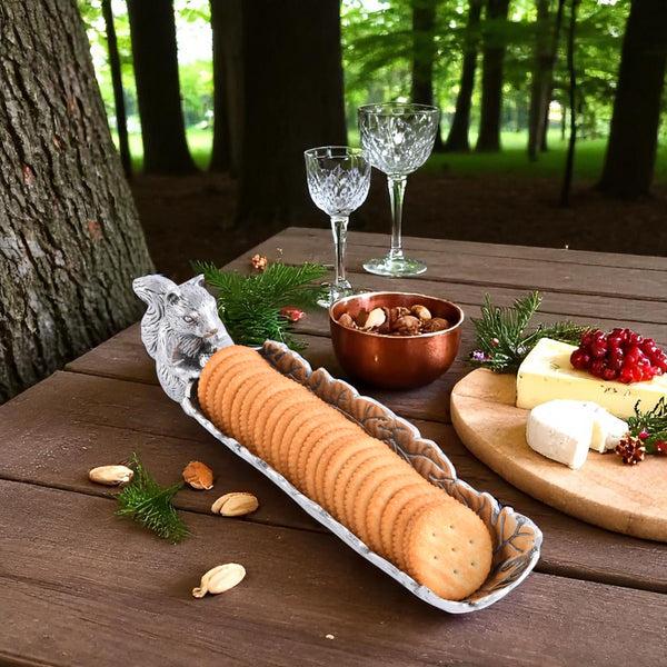 Arthur Court Squirrel Cracker Tray