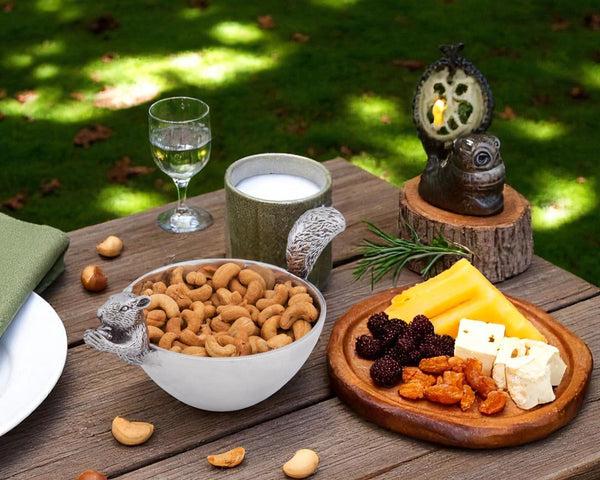 Arthur Court Squirrel Nut Bowl Head / Tail