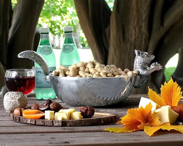 Arthur Court Squirrel Nut Bowl Head / Tail