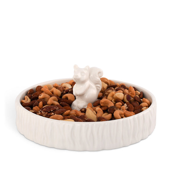 arthur court Standing Squirrel Stoneware Nut Bowl