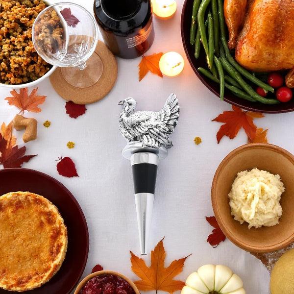 Arthur Court Turkey Bottle Stopper