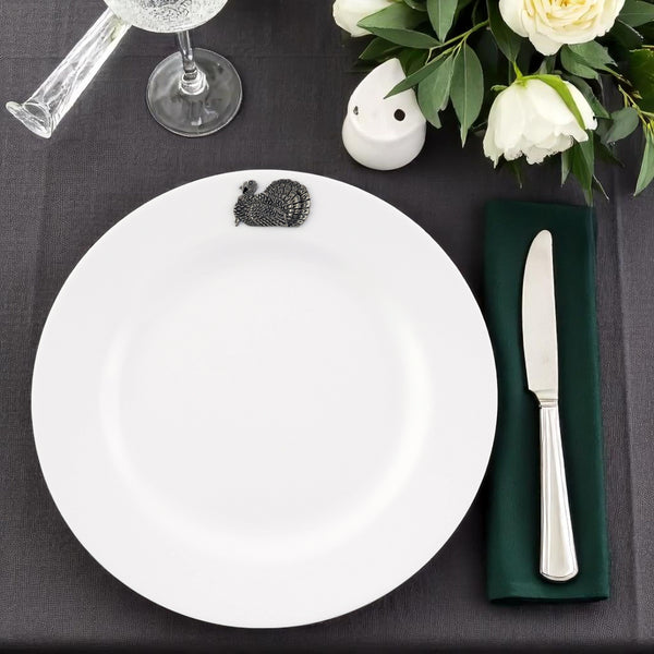 Arthur Court Turkey Melamine Lunch Plates - Set Of 4