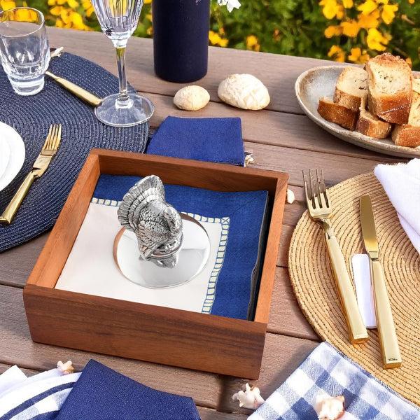 Arthur Court Turkey Napkin Weight