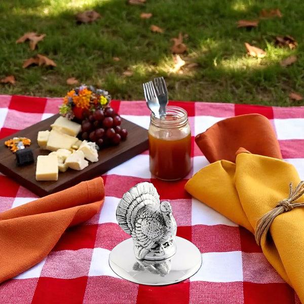 Arthur Court Turkey Napkin Weight