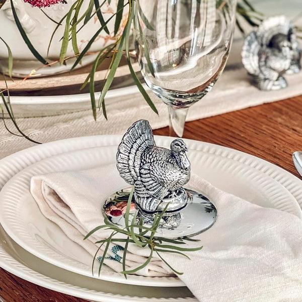 Arthur Court Turkey Napkin Weight