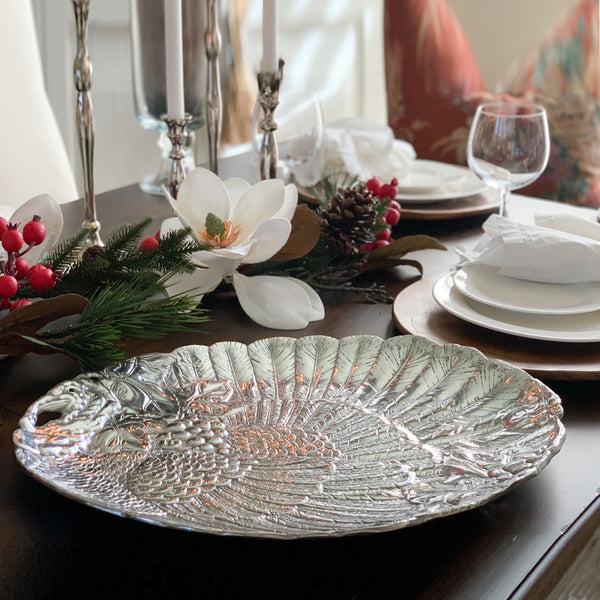 Arthur Court Turkey Oval Platter