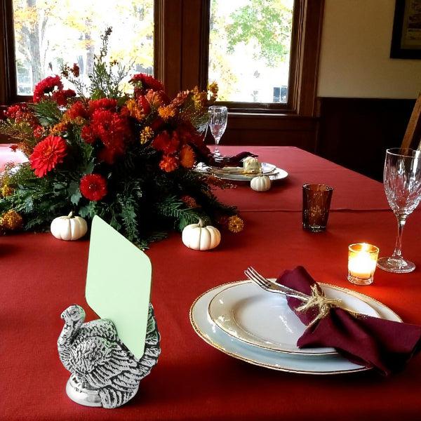 Arthur Court Turkey Placecard Holder