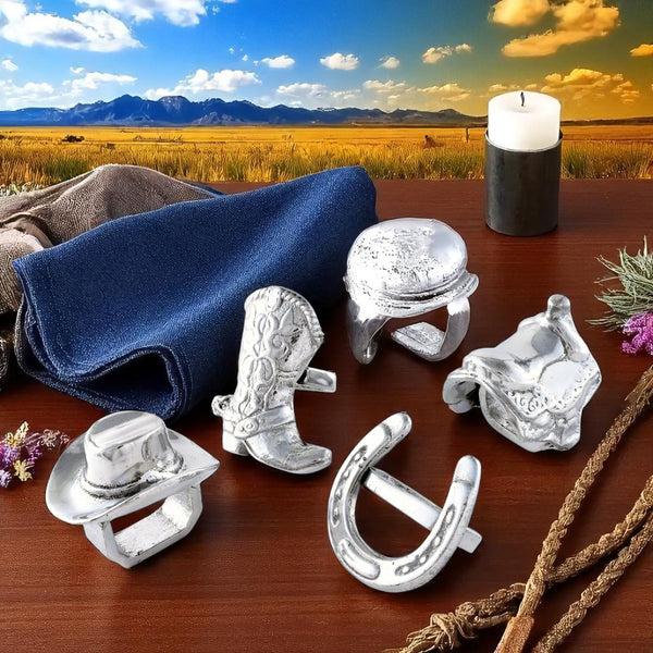 Arthur Court Western Napkin Rings