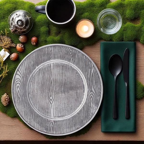 Arthur Court Wood Grain Charger