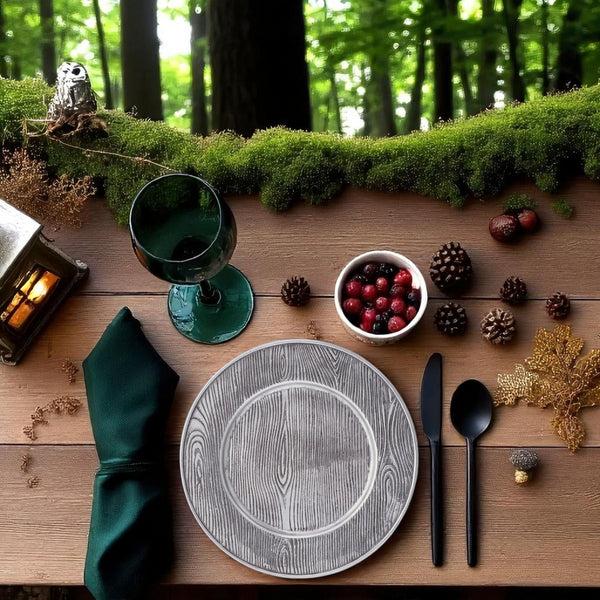 Arthur Court Wood Grain Charger