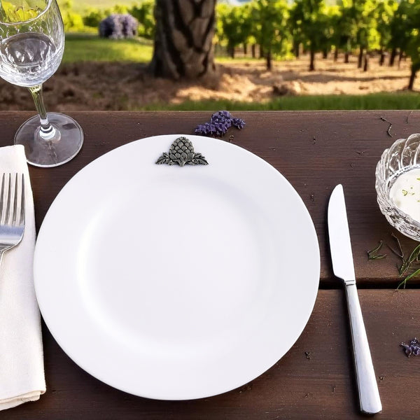 Arthur Court Artichoke Melamine Lunch Plates - Set Of 4