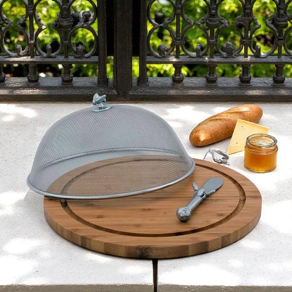 Arthur Court Bee 3 Piece Picnic Cheese Board / Spreader