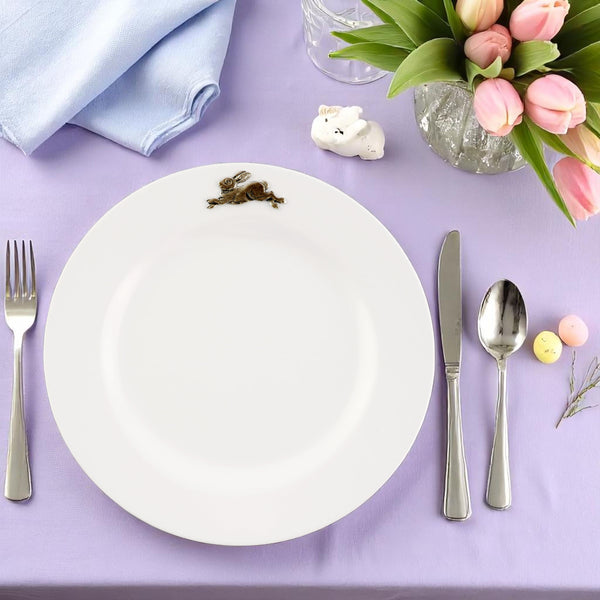 Arthur Court Bunny / Rabbit Melamine Lunch Plates - Set Of 4