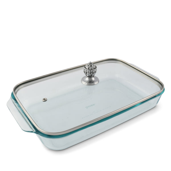 arthur court Classic Lid with Pyrex 3 quart Baking Dish