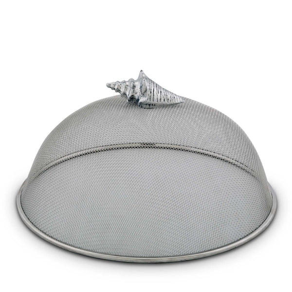 Arthur Court Conch Shell Stainless Mesh Picnic Cover