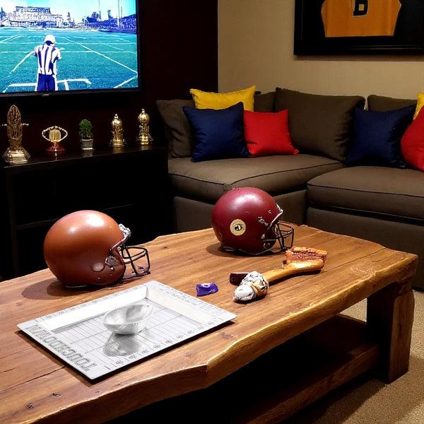 Arthur Court Football Field Chip And Dip Tray And Bowl