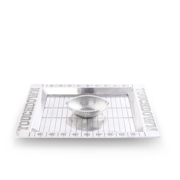 Arthur Court Football Field Chip And Dip Tray And Bowl