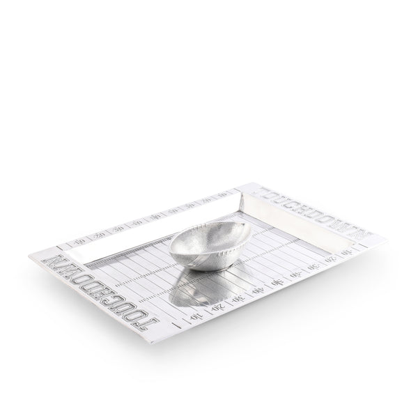 arthur court Football Field Chip and Dip Tray and Bowl