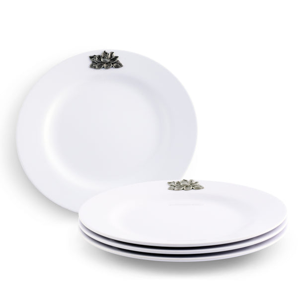 arthur court Magnolia Melamine Lunch Plates - Set of 4