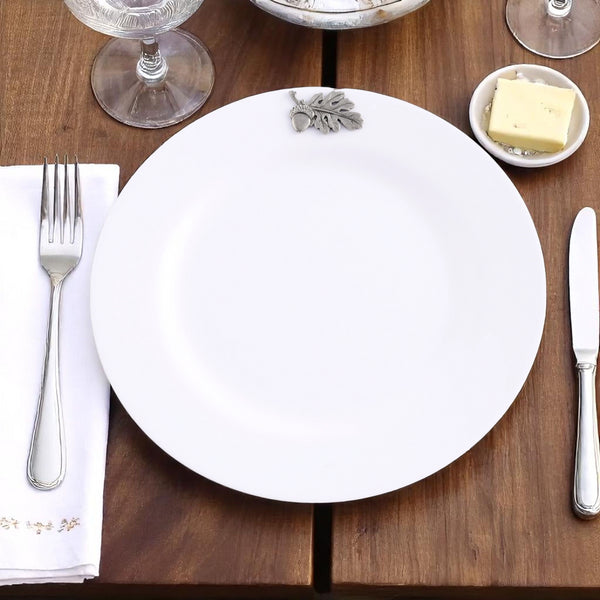 Arthur Court Oak Leaf Melamine Lunch Plates - Set Of 4