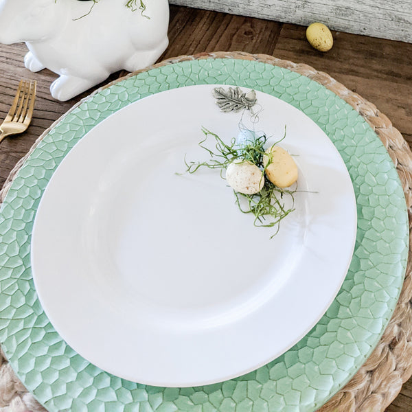 Arthur Court Oak Leaf Melamine Lunch Plates - Set Of 4