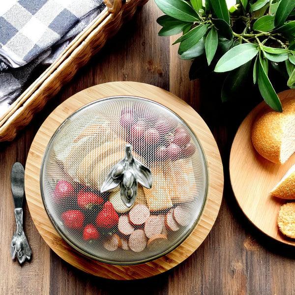 Arthur Court Olive 3 Piece Picnic Cheese Board / Spreader