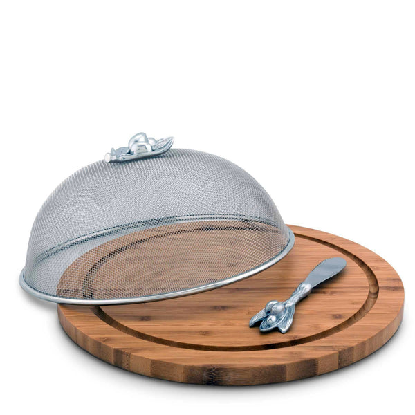 arthur court Olive 3 Piece Picnic Cheese Board / Spreader