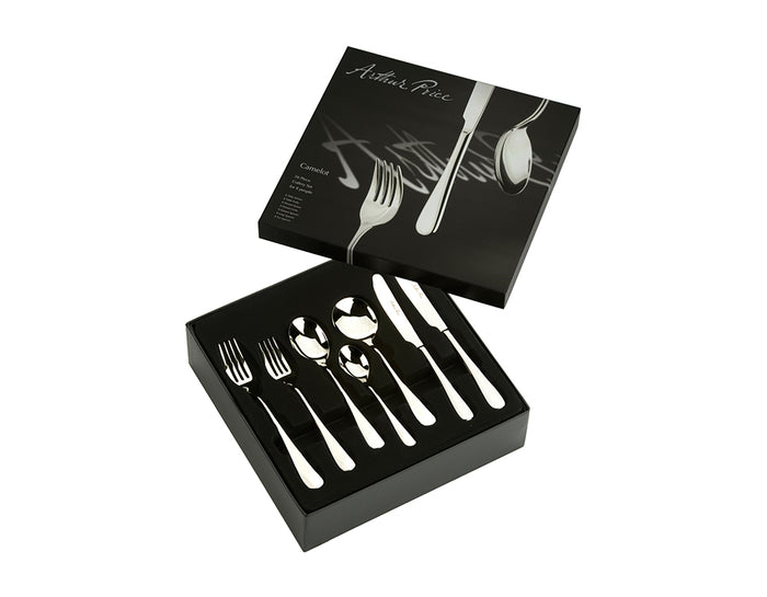 arthur price Arthur Price Signature Camelot 56-Piece 8-Person Boxed Set - Stainless Steel / Boxed / 8 Person Place Setting