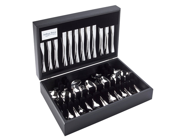arthur price Arthur Price Signature Cascade 88 Piece Canteen Set - Stainless Steel / Canteen / 12 Person Place Setting