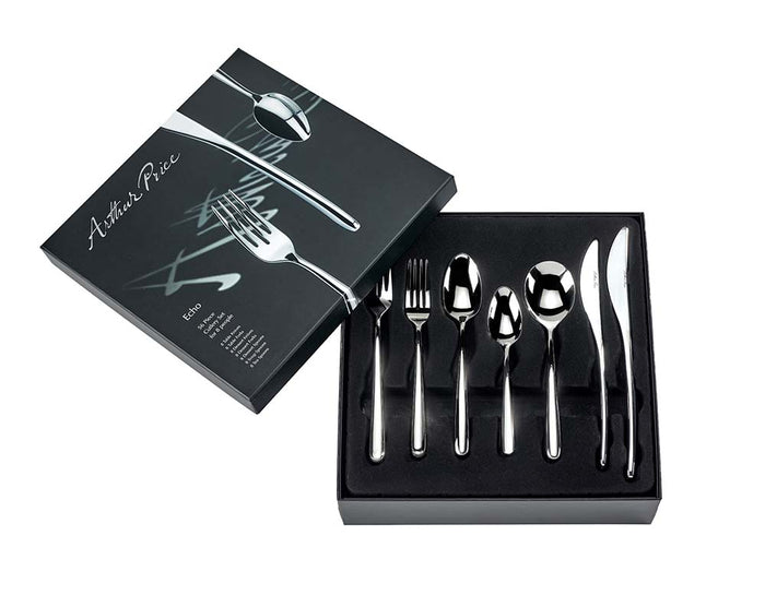 arthur price Arthur Price Signature Echo 56-Piece Boxed Set - Stainless Steel / Boxed / 8 Person Place Setting