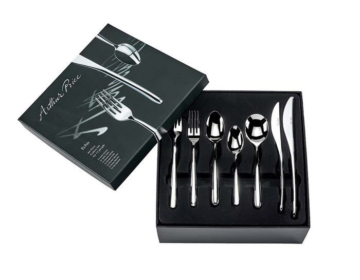 arthur price Arthur Price Signature Echo 84-Piece Boxed Set - Stainless Steel / Boxed / 12 Person Place Setting