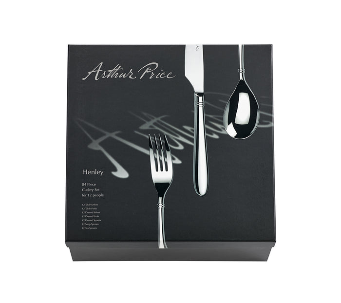 arthur price Arthur Price Signature Henley 84 Piece - Stainless Steel / Boxed / 12 Person Place Setting