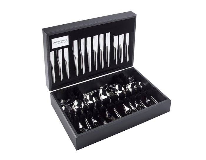 arthur price Arthur Price Signature Warwick 124 Piece Canteen Set - Stainless Steel / Canteen / 12 Person Place Setting