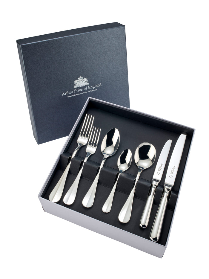 Arthur Price Baguette 44 Piece (Boxed Set) Arthur Price Of England - Stainless Steel / Boxed / 6 Person Place Setting