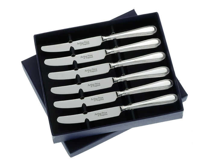 arthur price Bead Set of 6 tea knives Arthur Price of England - Stainless Steel / Single
