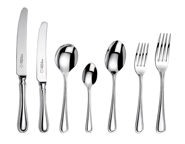 arthur price Britannia 88 Piece (Canteen) Arthur Price of England - Stainless Steel / Canteen / 12 Person Place Setting