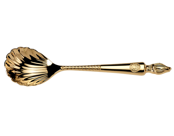 arthur price Clive Christian Empire Flame Caviar Spoon - All-Gold Plated / Single