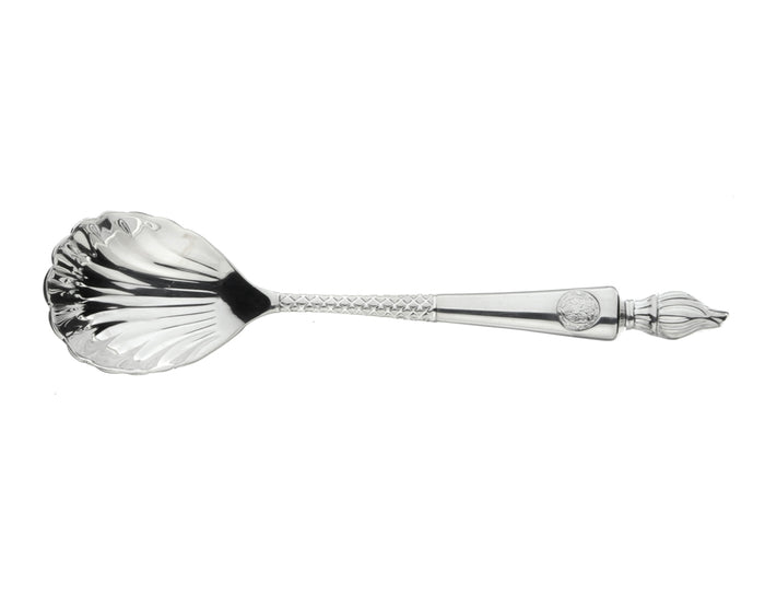 arthur price Clive Christian Empire Flame Caviar Spoon - Silver Plated / Single