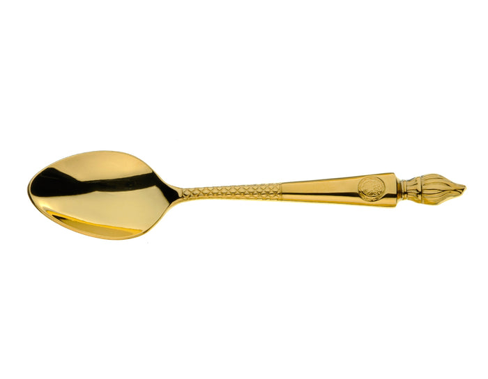 arthur price Clive Christian Empire Flame Coffee Spoon - All-Gold Plated / Single