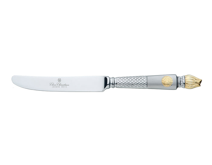 arthur price Clive Christian Empire Flame Dessert Knife - Stainless Steel / Single