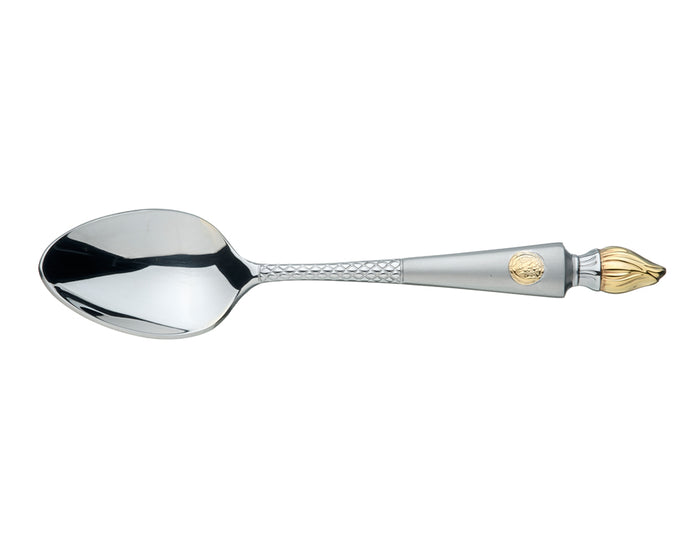 arthur price Clive Christian Empire Flame Dessert Spoon - Stainless Steel / Single