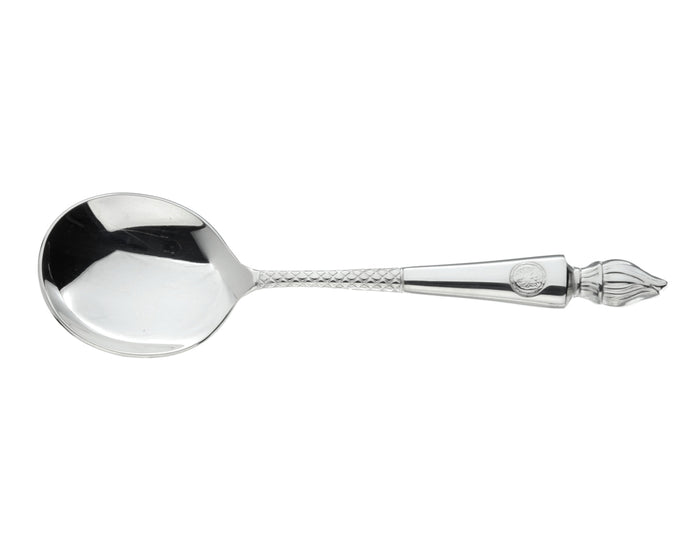 arthur price Clive Christian Empire Flame Soup Spoon - Silver Plated / Single