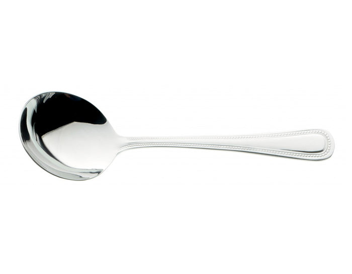 arthur price Everyday Classic Bead Soup Spoon - Stainless Steel / Single arthur price Everyday Classic Bead Soup Spoon - Stainless Steel / Single