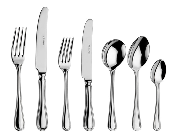 arthur price Everyday Classic Britannia 7 Piece Set - Stainless Steel / Boxed / Single Person Place Setting arthur price Everyday Classic Britannia 7 Piece Set - Stainless Steel / Boxed / Single Person Place Setting