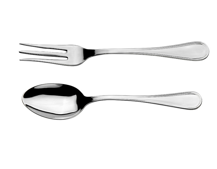 arthur price Everyday Classic Britannia Box of Large Serving Spoon and Fork (New) - Stainless Steel / Single arthur price Everyday Classic Britannia Box of Large Serving Spoon and Fork (New) - Stainless Steel / Single