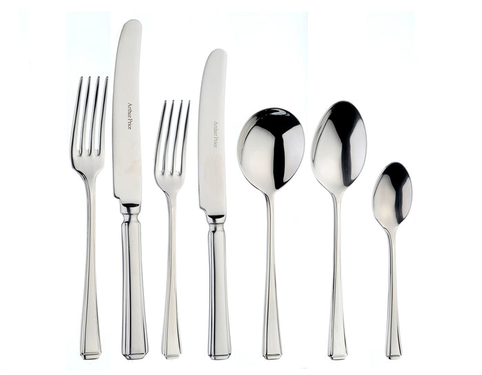 arthur price Everyday Classic Harley 7 Piece Set - Stainless Steel / Boxed / Single Person Place Setting