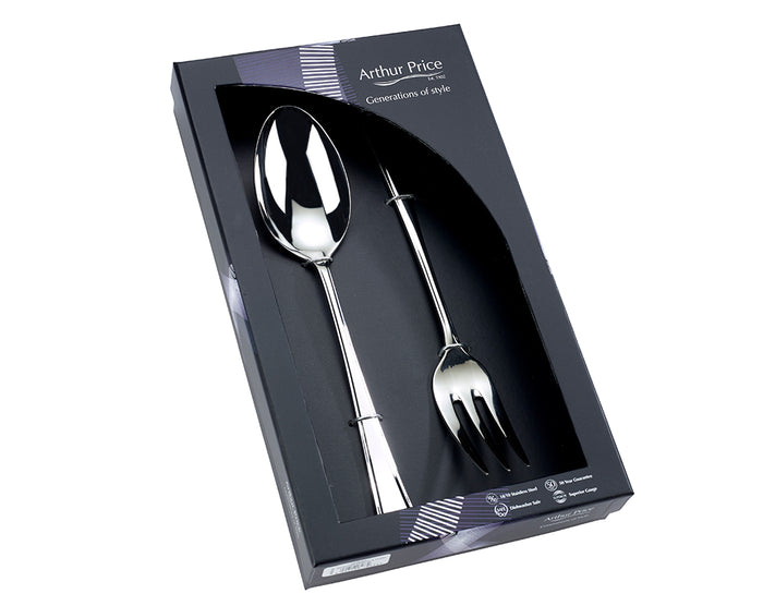 arthur price Everyday Classic Harley Box of Large Serving Spoon and Fork (New) - Stainless Steel / Single