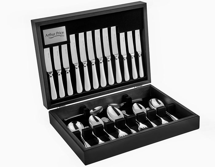 arthur price Everyday Classic Old English 88 Piece Canteen - Stainless Steel / Canteen / 12 Person Place Setting